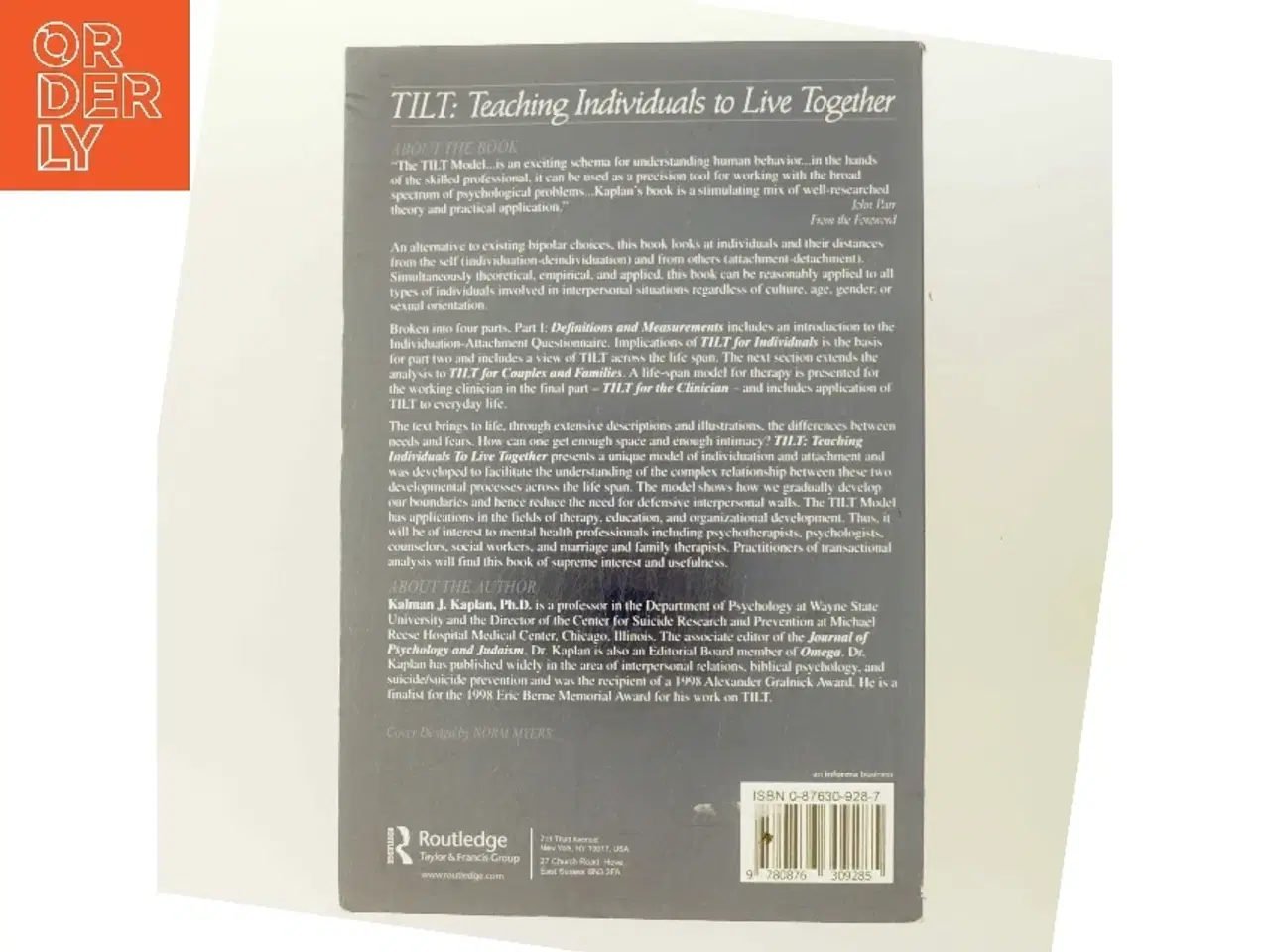 Billede 3 - TILT af Kalman J. Kaplan (Bog)