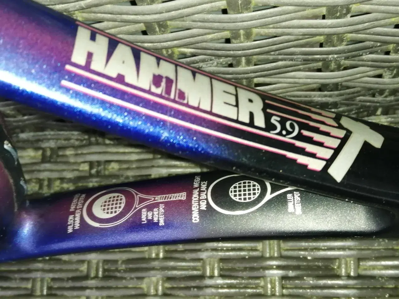 Billede 3 - WILSON HAMMER 5.9 GRAPHITE, 4 1/2, FLOT STAND