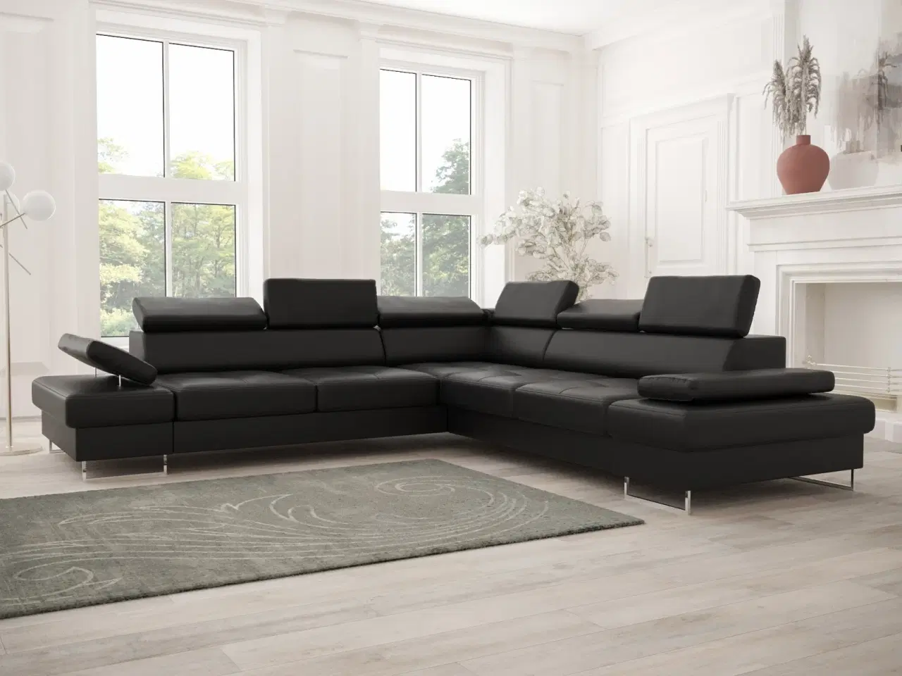 Billede 9 - GALAKSE MAX HJØRNESOFA MED SOVEFUNKTION 280×280