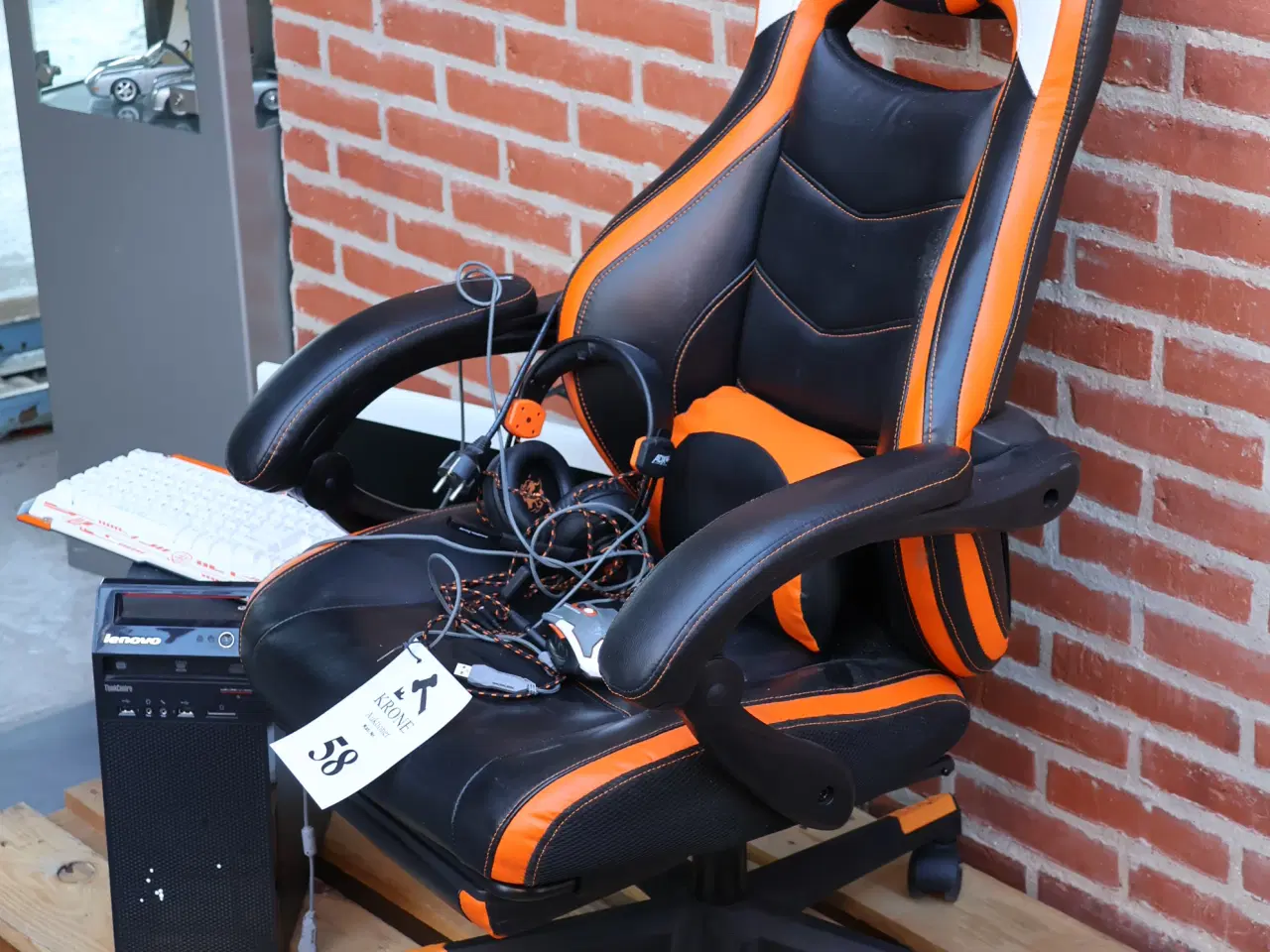 Billede 2 - Gaming sæt: stol, computer, skærm, tastatur, mus 