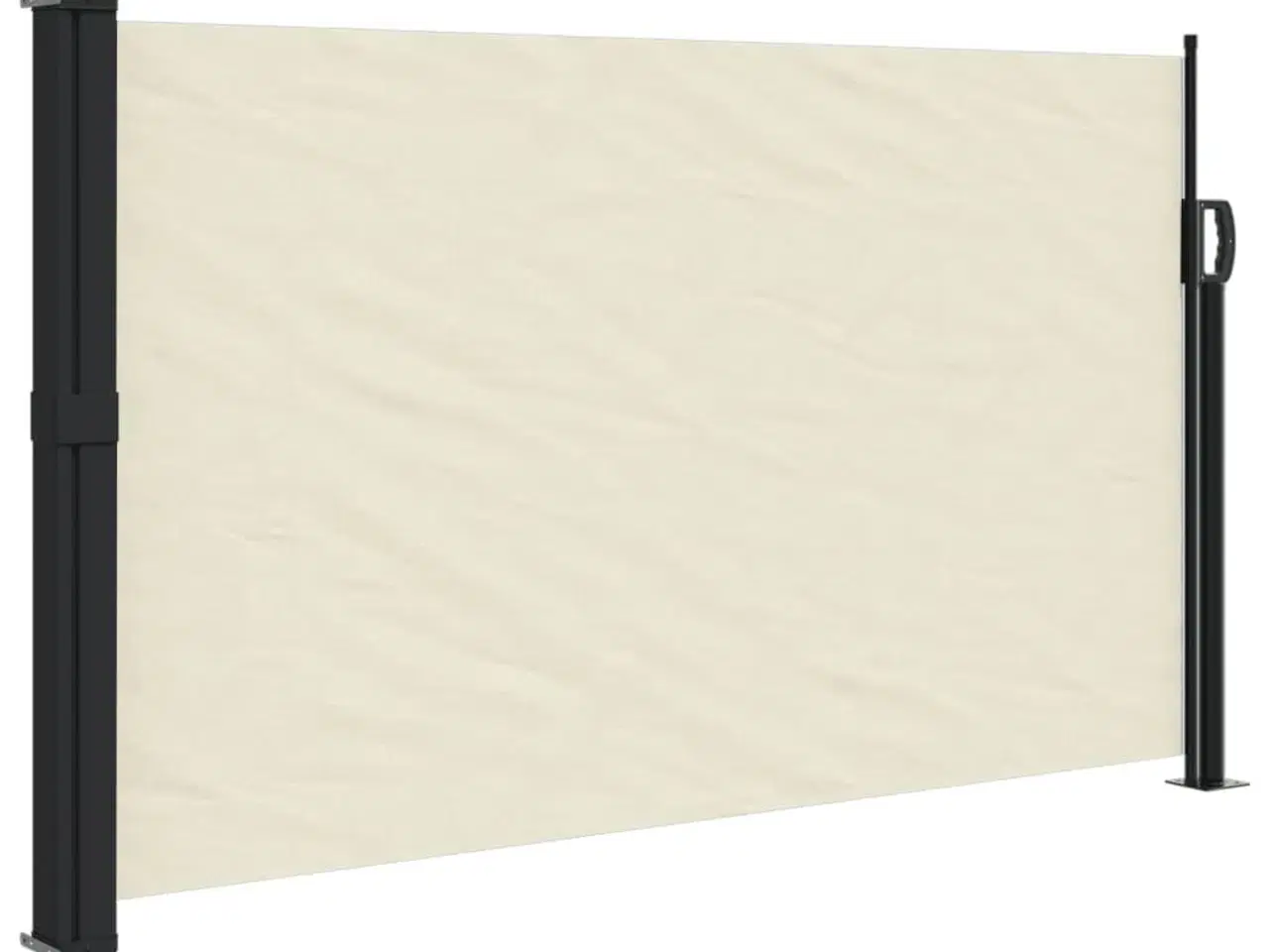 Billede 2 - Sidemarkise 117x300 cm sammenrullelig cremefarvet
