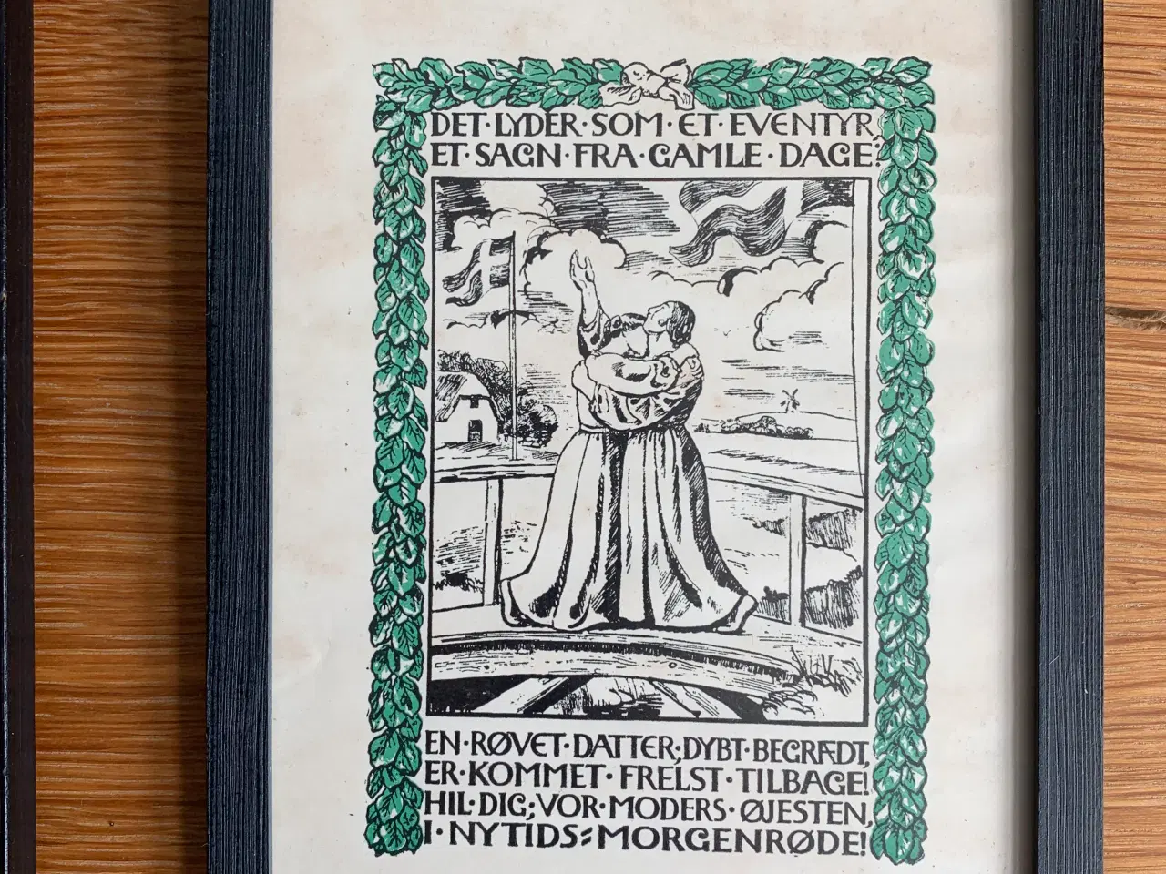 Billede 5 - Indrammet tryk genforeningsplakater 1920