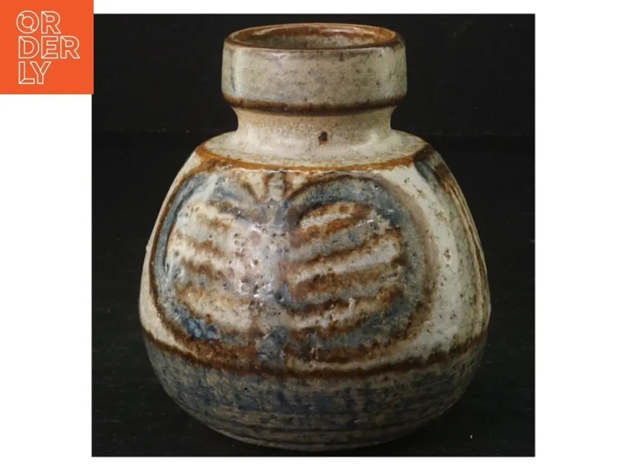 Billede 1 - Keramikvase fra Søholm (str. 11,5 cm. 10 cm diameter)