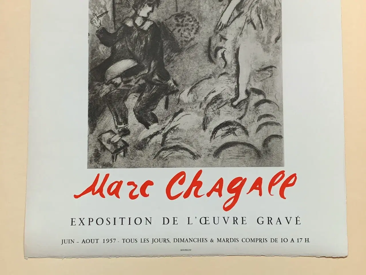 Billede 3 - Chagall, original litografisk plakat