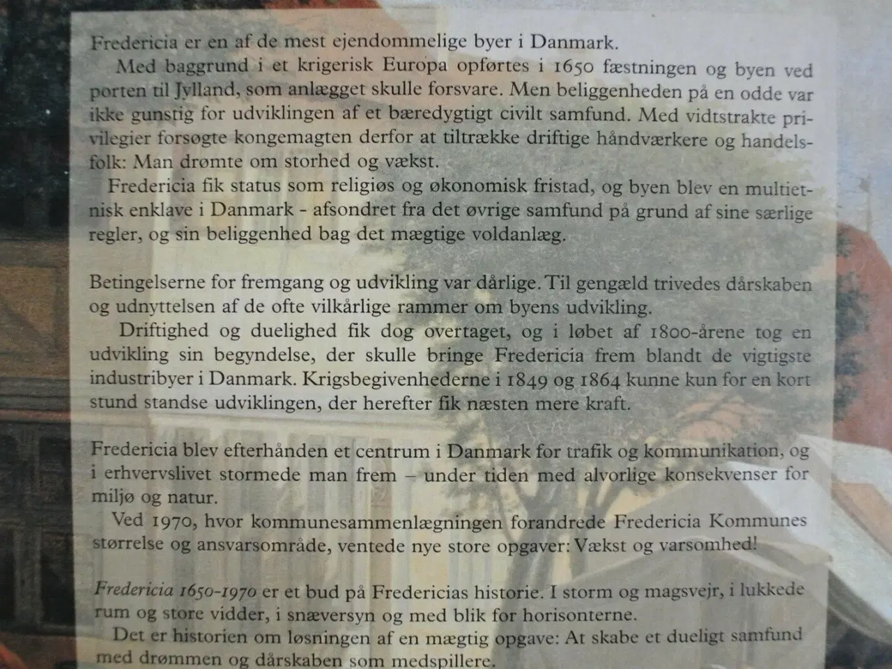 Billede 5 - fredericia 1650-1970 - drøm, dårskab og duelighed,
