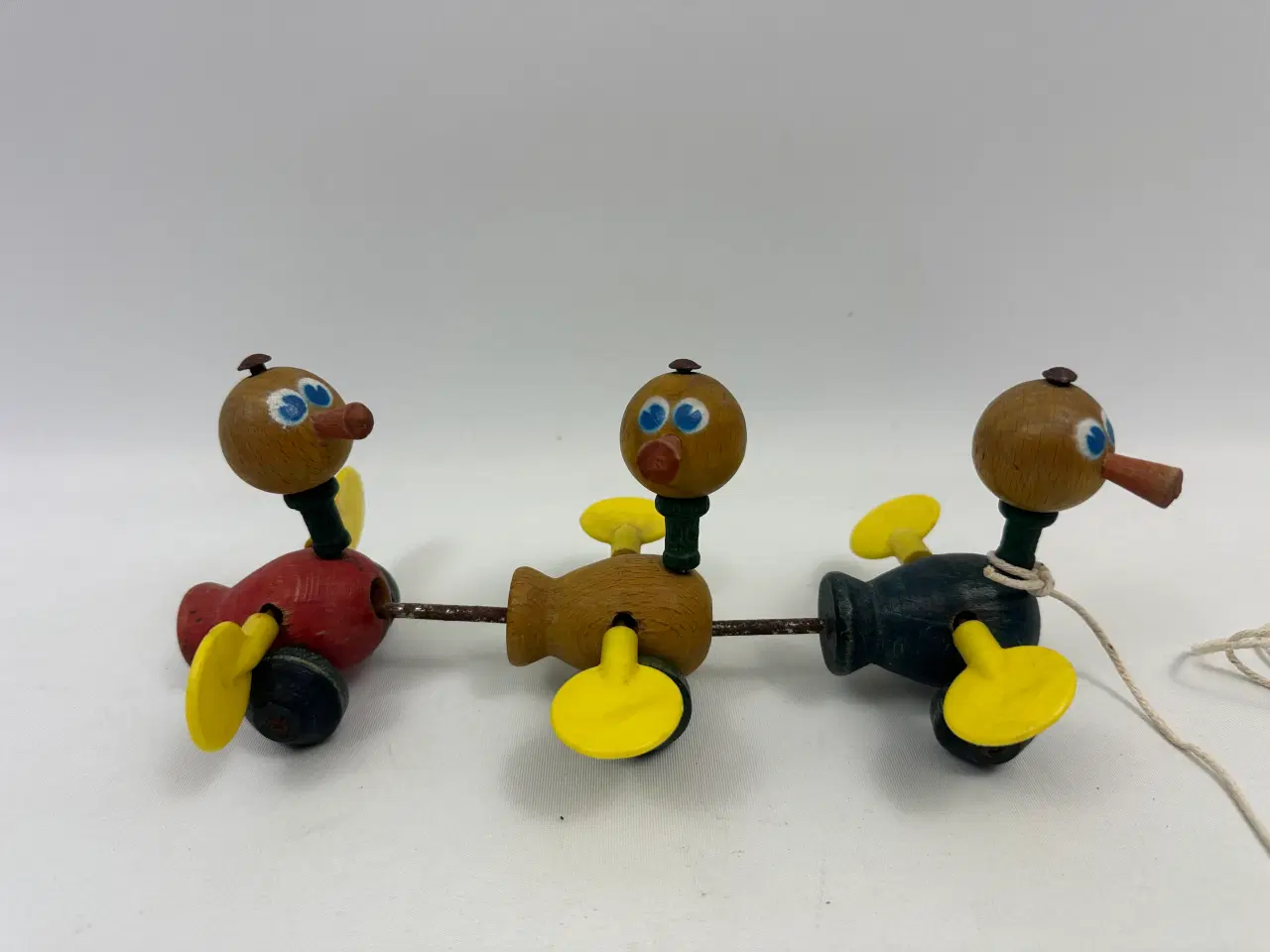 Billede 1 - Vintage andefamilie trælegetøj (Fisher Price?)