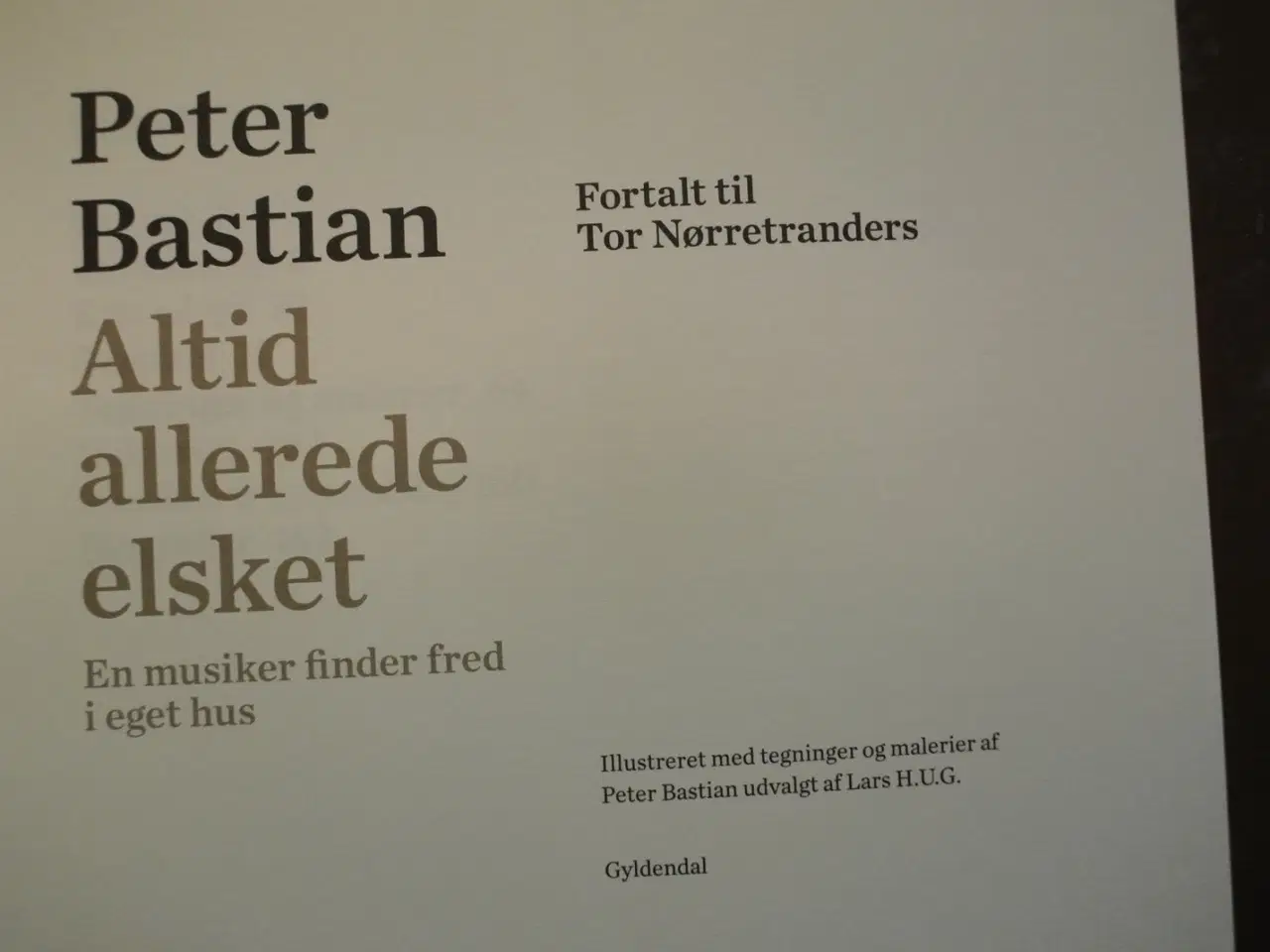 Billede 2 - altid allerede elsket - en musiker finder fred i e