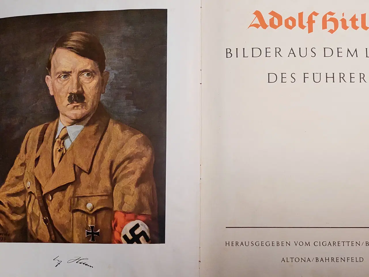 Billede 2 - Bildersamlealbum "Adolf Hitler" fra krigens tid.