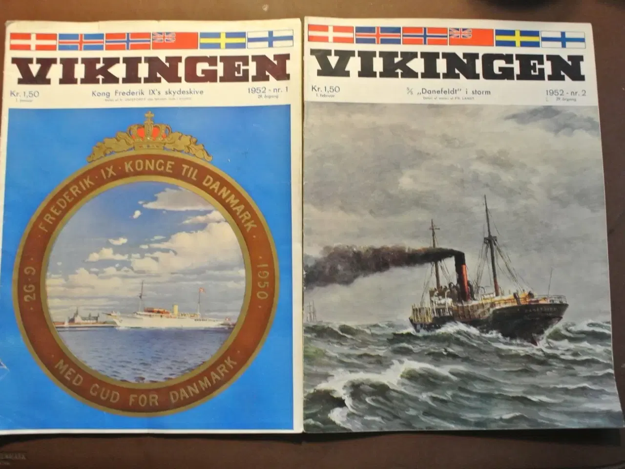 Billede 2 - vikingen 1-12 1952 29. årg., emne: skibsfart