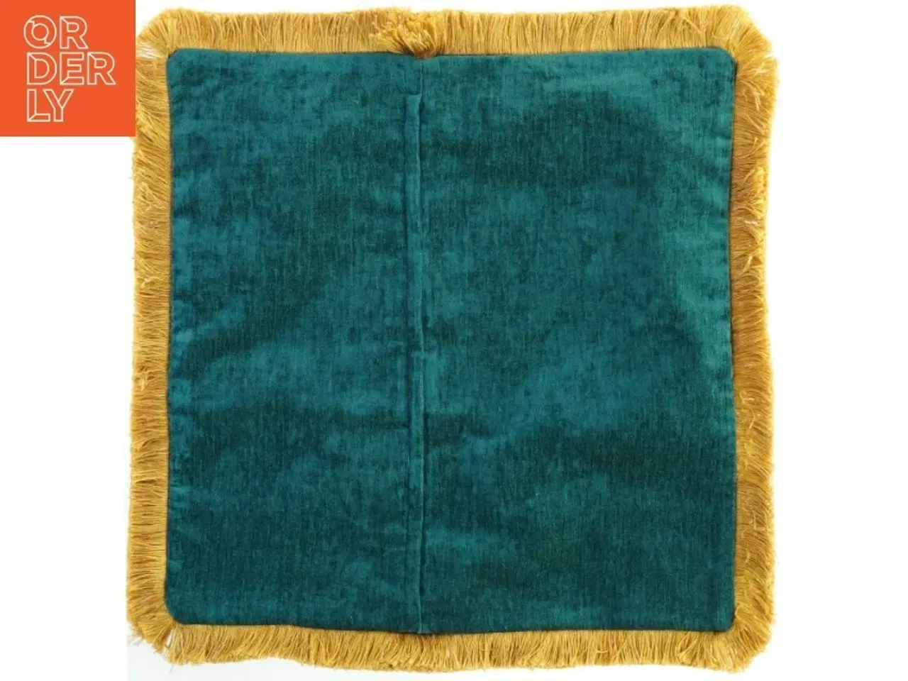 Billede 2 - Pudebetræk med frynser (str. 55x55 cm)