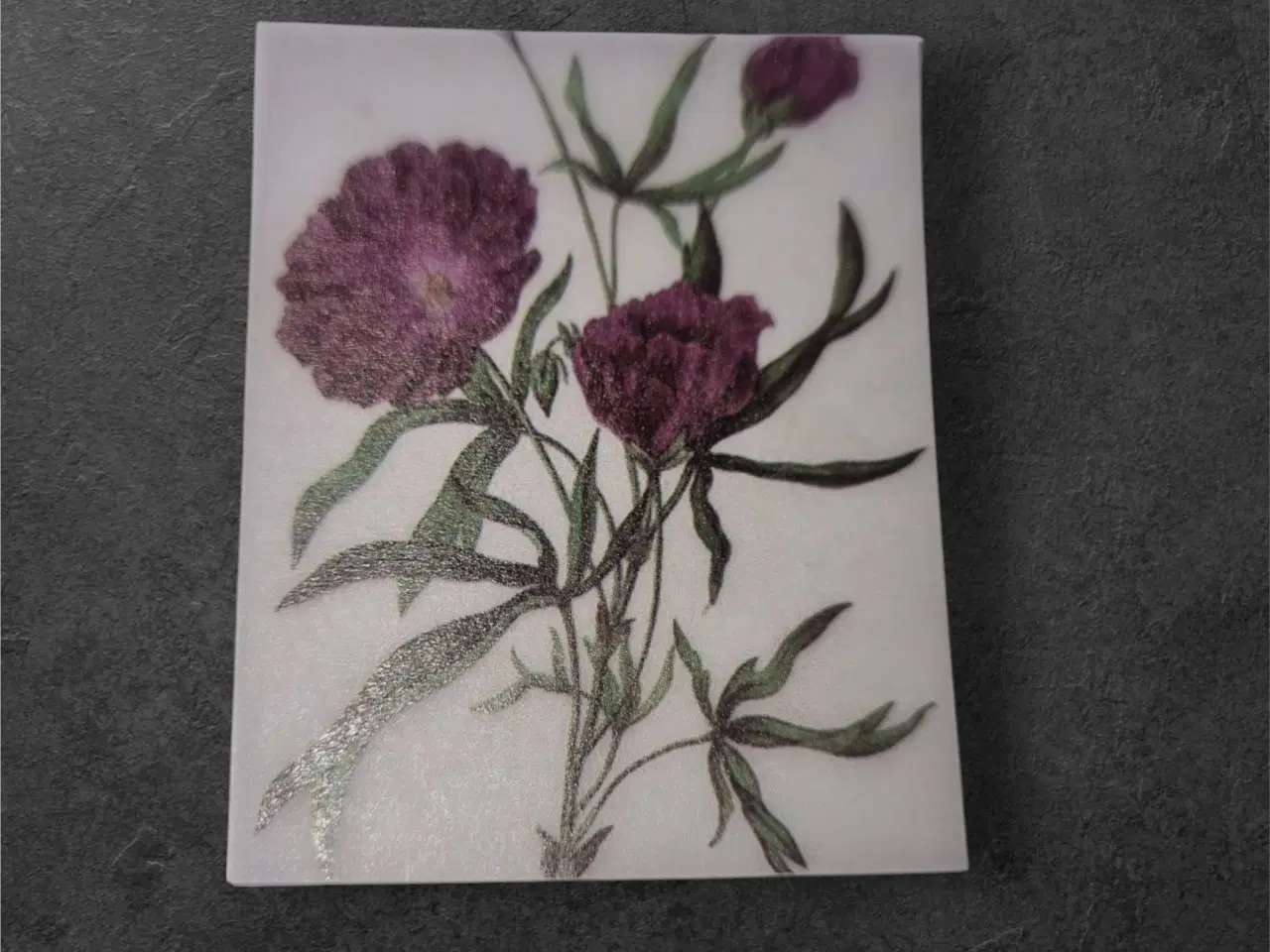 Billede 1 - Lilla Blomst – Delikat botanisk skønhed