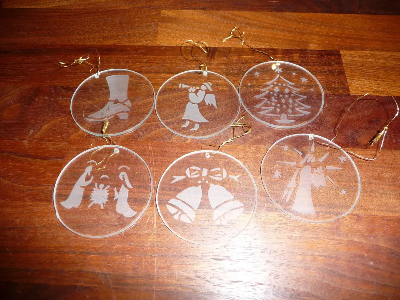 Billede 1 - jule glas ornaments 12 stk