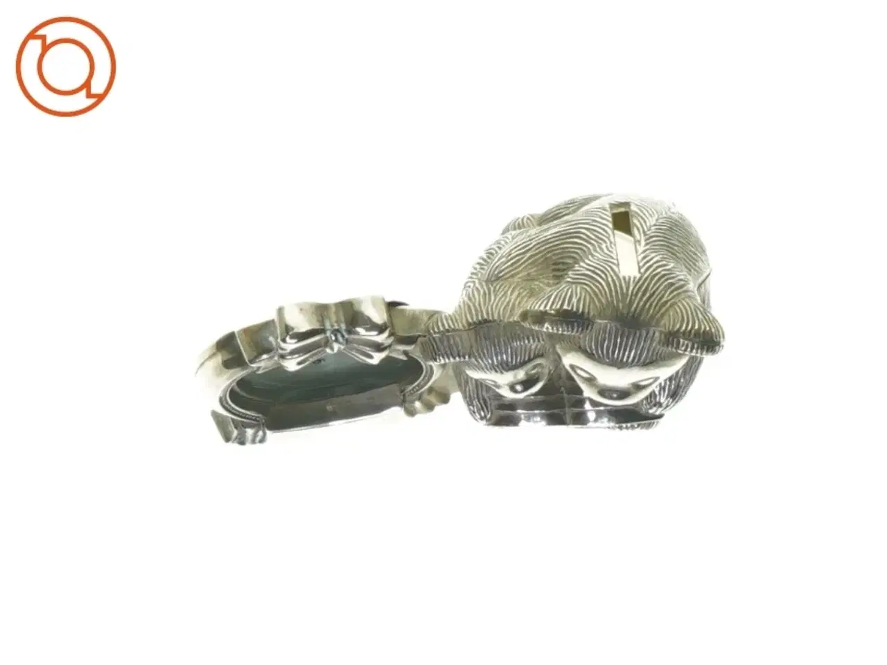 Billede 5 - Sparegris, metal bamse (str. 11 x 6 x 8 cm)