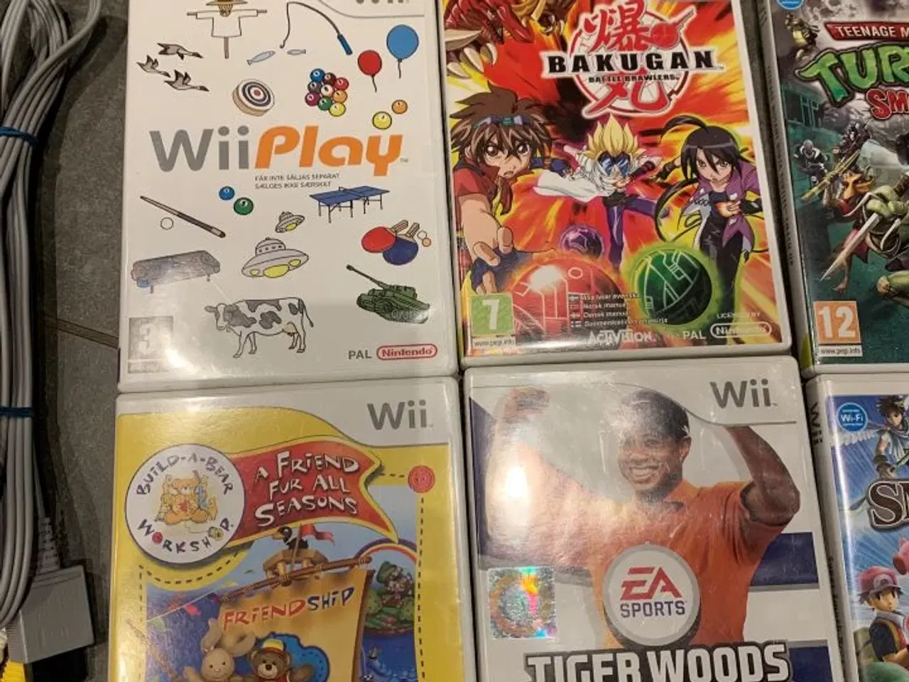 Billede 3 - Wii konsol med 7 spil