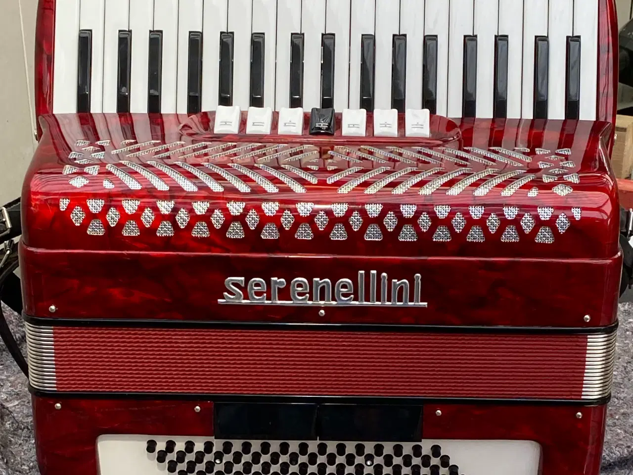 Billede 5 - Serenellini Tangent harmonika – 37/96 – meget velh