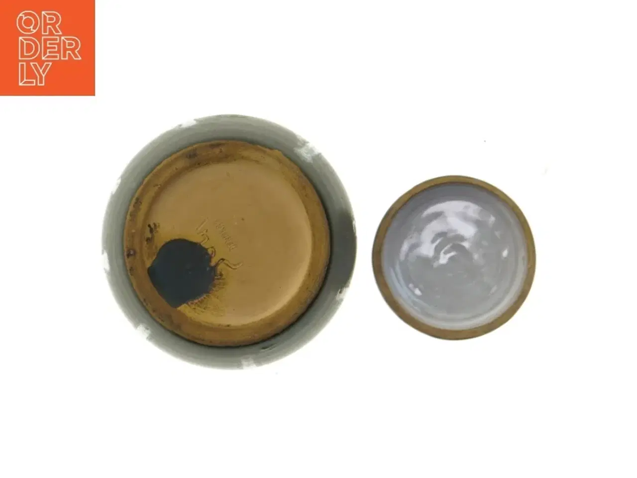 Billede 5 - Keramisk krukke med låg (str. 10 cm)