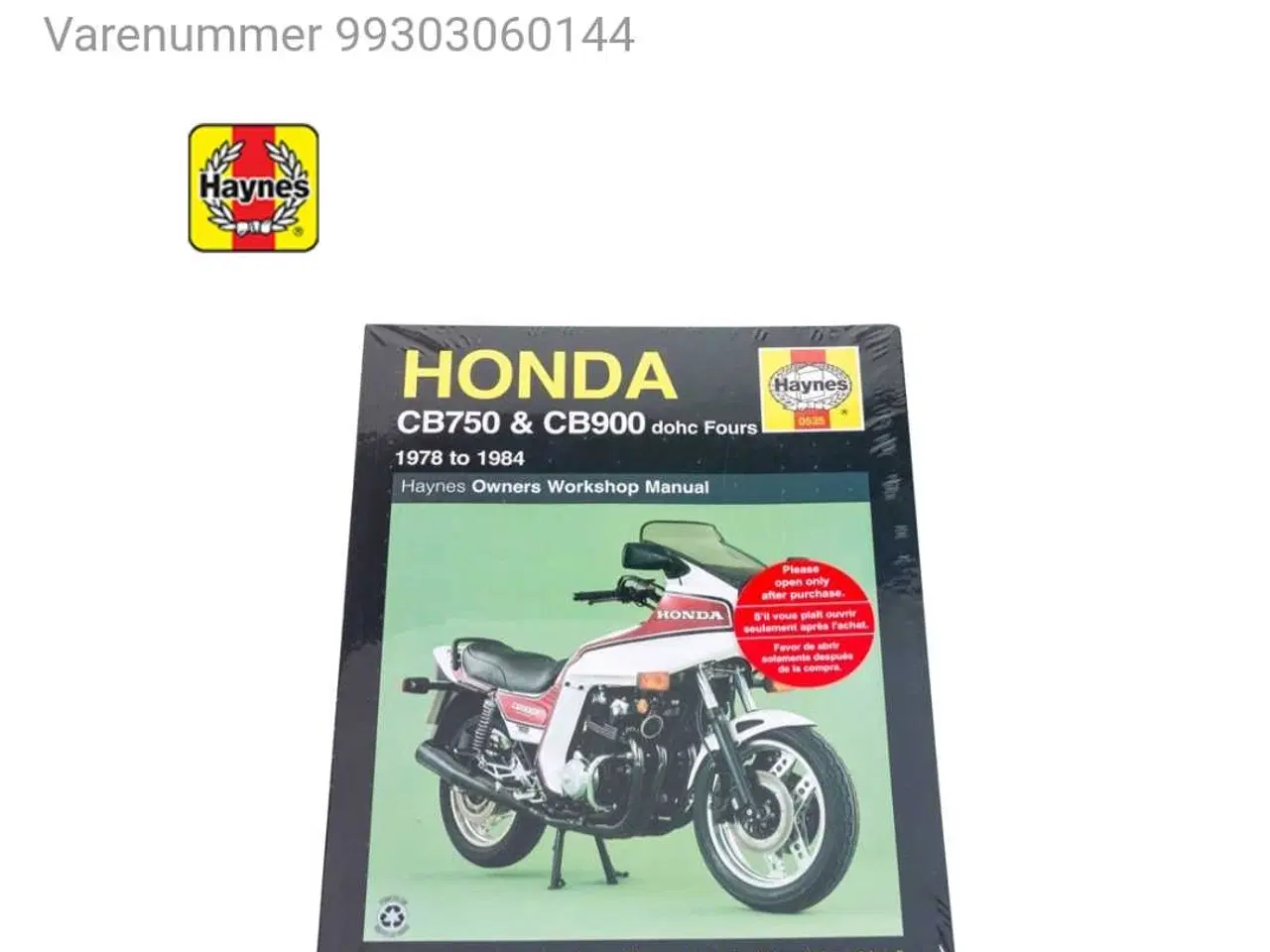 Billede 2 - Haynes værksteds bog til Honda CB 750-900 ,78-84