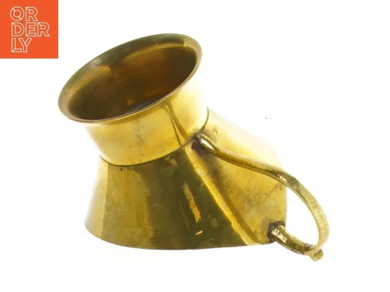 Billede 2 - Messing lysestage (str. 13 x 8 cm)