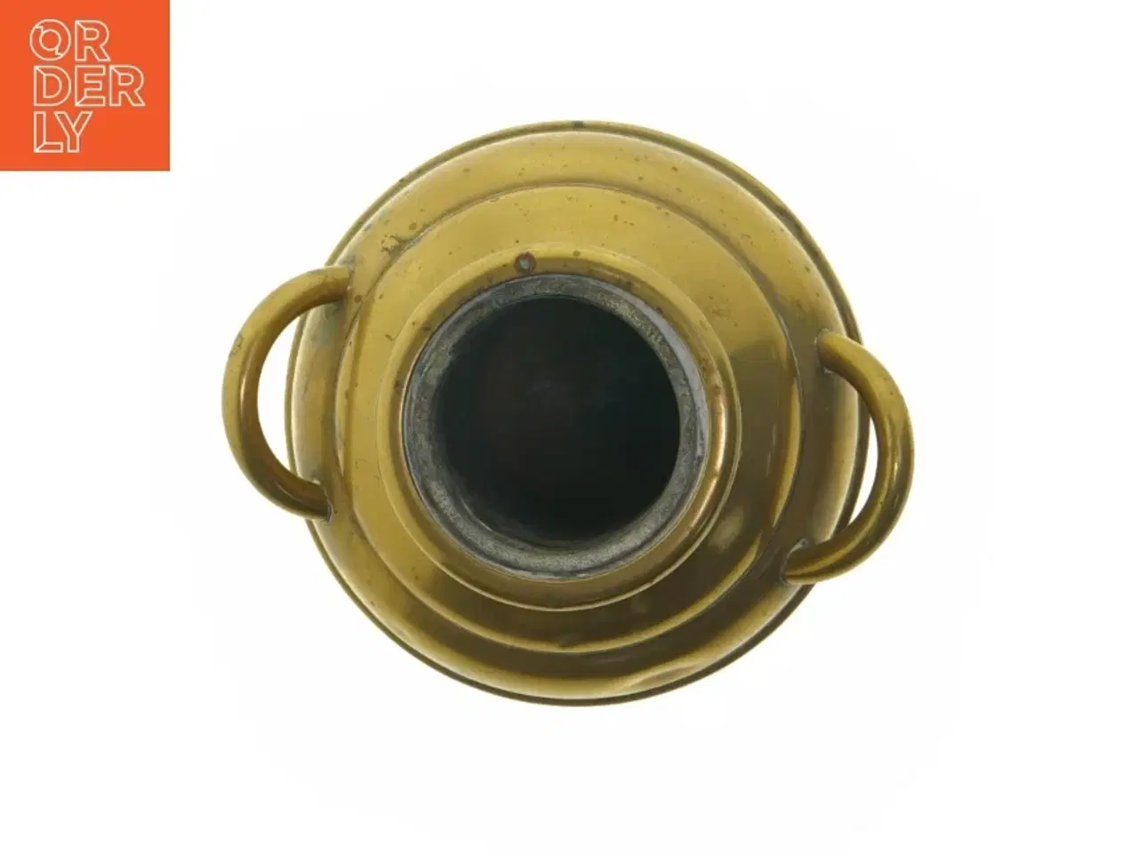 Billede 3 - Antik messing vase (str. 19 cm)