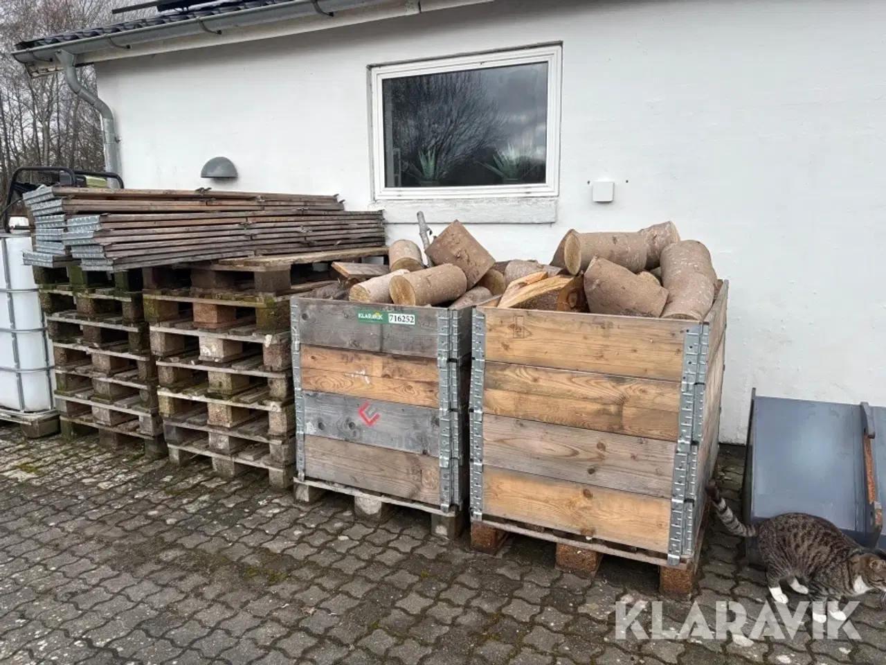 Billede 1 - Brænde og paller egetræ og bøgetræ