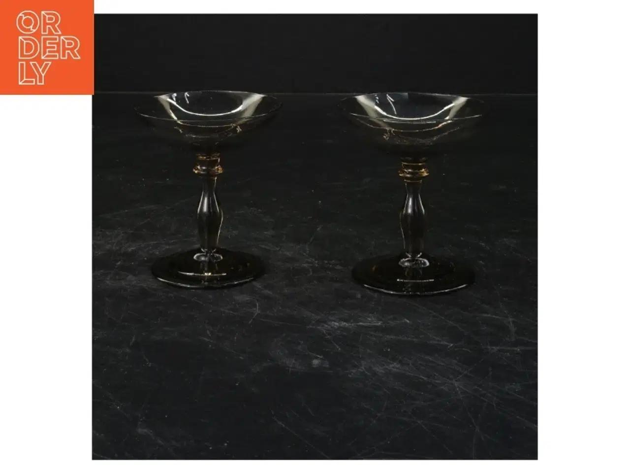 Billede 1 - Par cocktailglas (str. 8x7 cm)