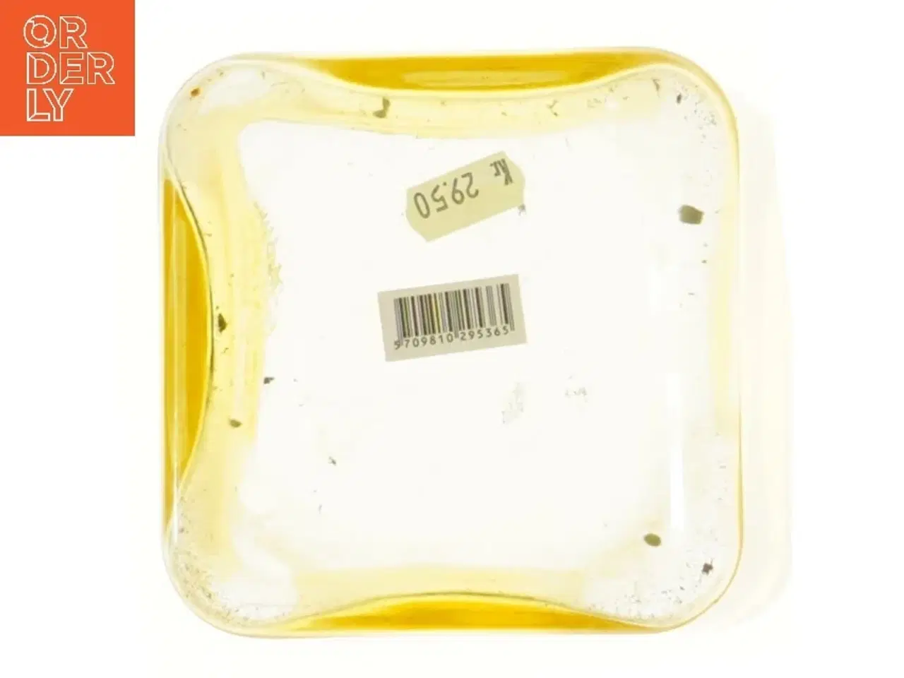 Billede 3 - Gul glaskrukke (str. 12x12x12 cm)
