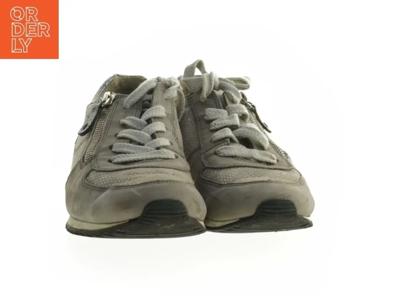 Billede 4 - Grå sneakers med lynlås fra Paul Green (str. 37 )