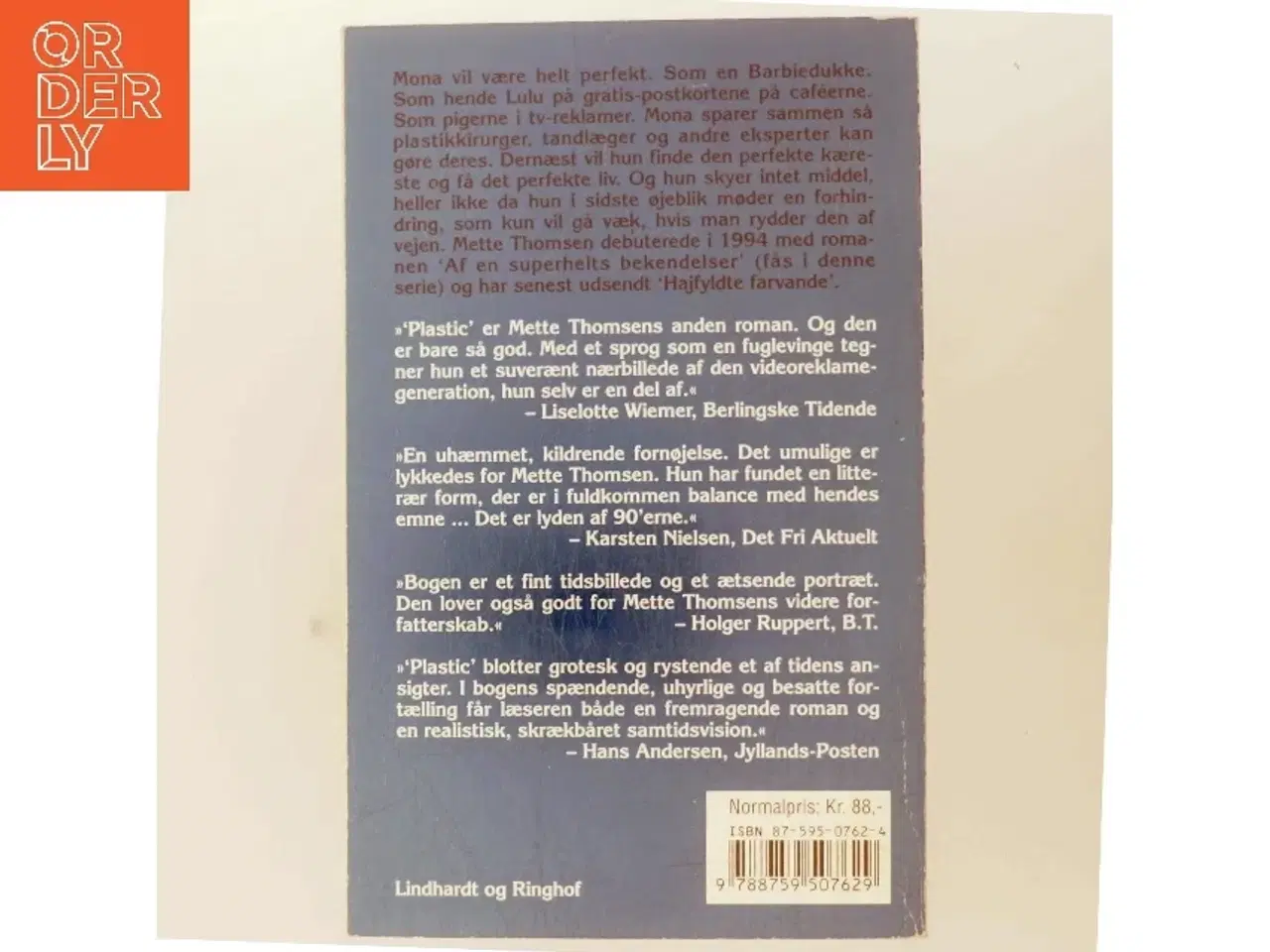 Billede 3 - Plastic af Mette Thomsen (f. 1970) (Bog)