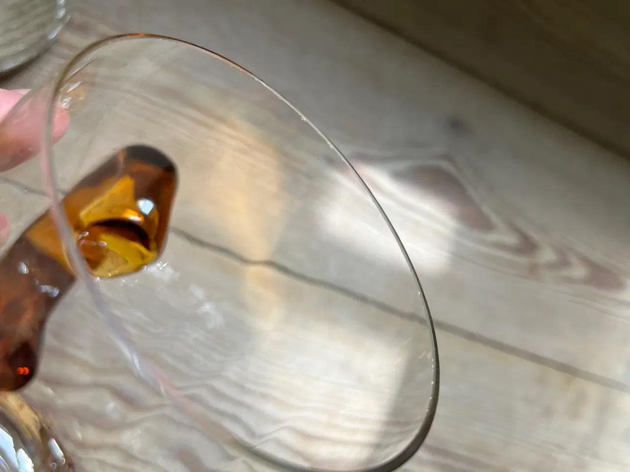 Billede 5 - 5 glas DAB ølkrus med ravfarvet hank 
