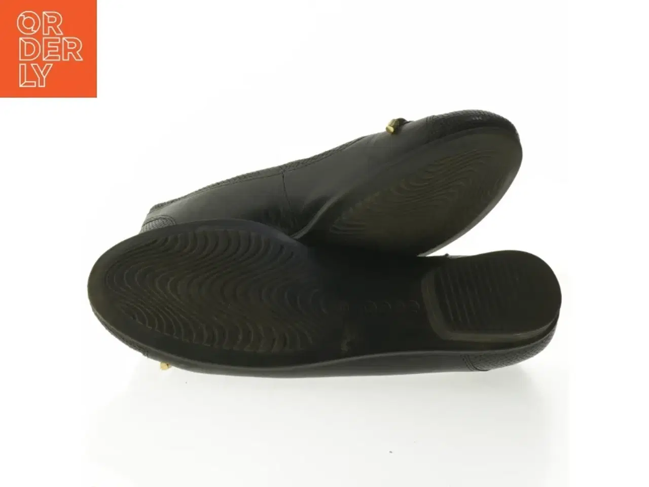 Billede 3 - Flade sorte ballerinaer fra Ecco (str. 39 )