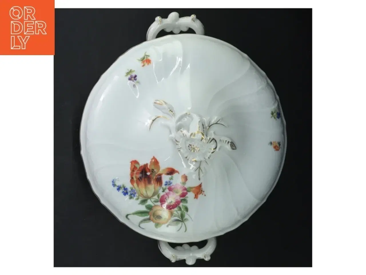 Billede 7 - Porcelænssuppegryde med låg fra H&C (str. Ø 22,5 cm)