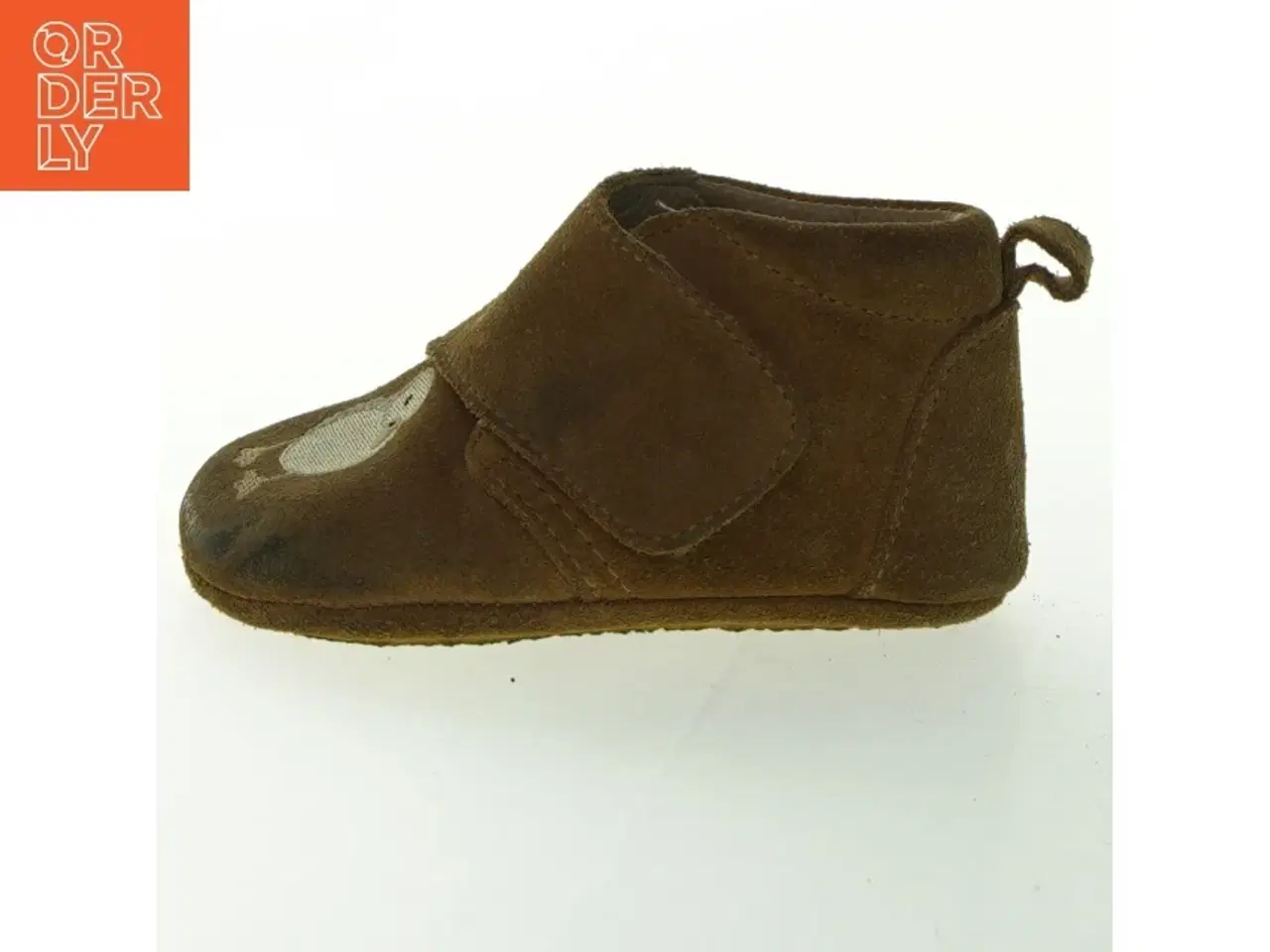 Billede 1 - Barnesko i ruskind med velcro fra Konges Sløjd (str. 20 )