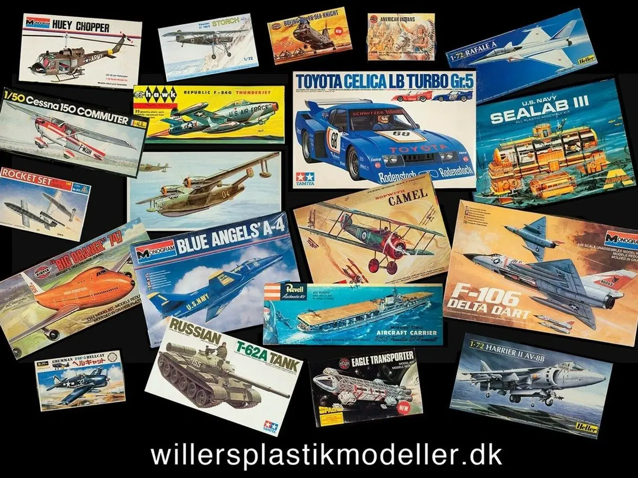 Billede 1 - Byggesæt, plastic byggesæt, plastik modeler,