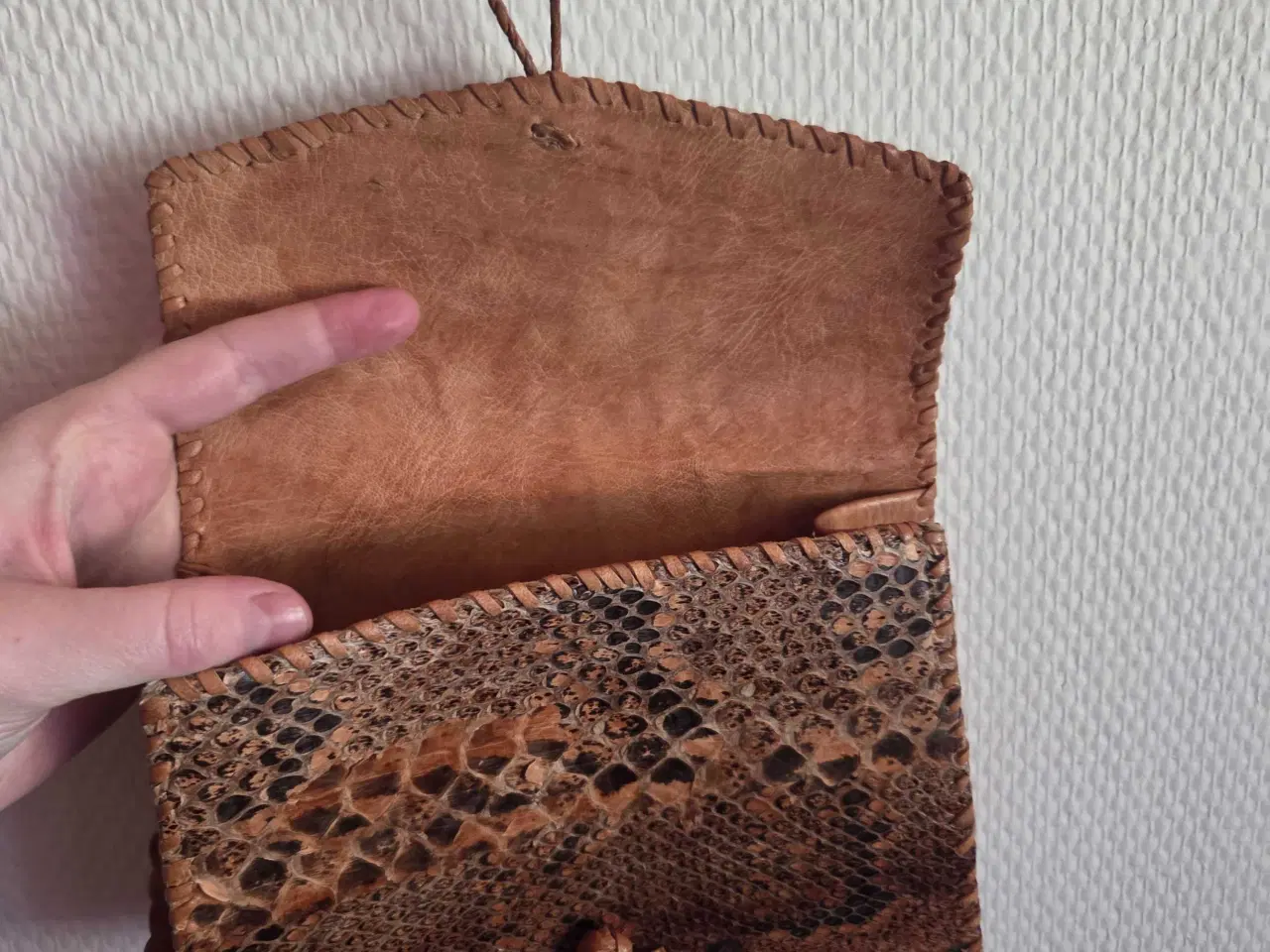 Billede 4 - Vintage slangeskinds taske