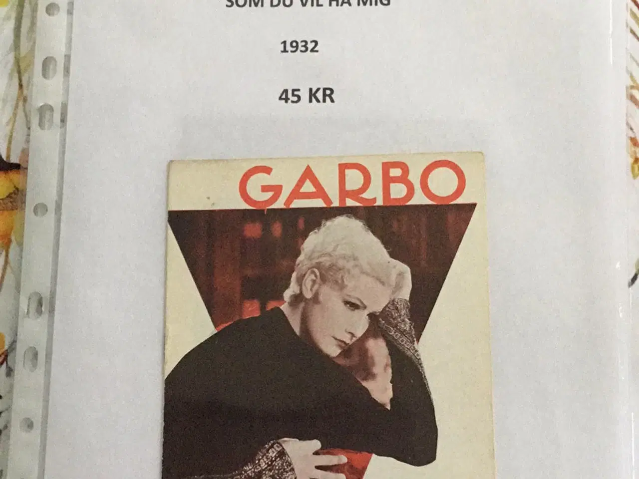 Billede 5 - Filmprogrammer - Stewart+Gable+Flynn+Garbo