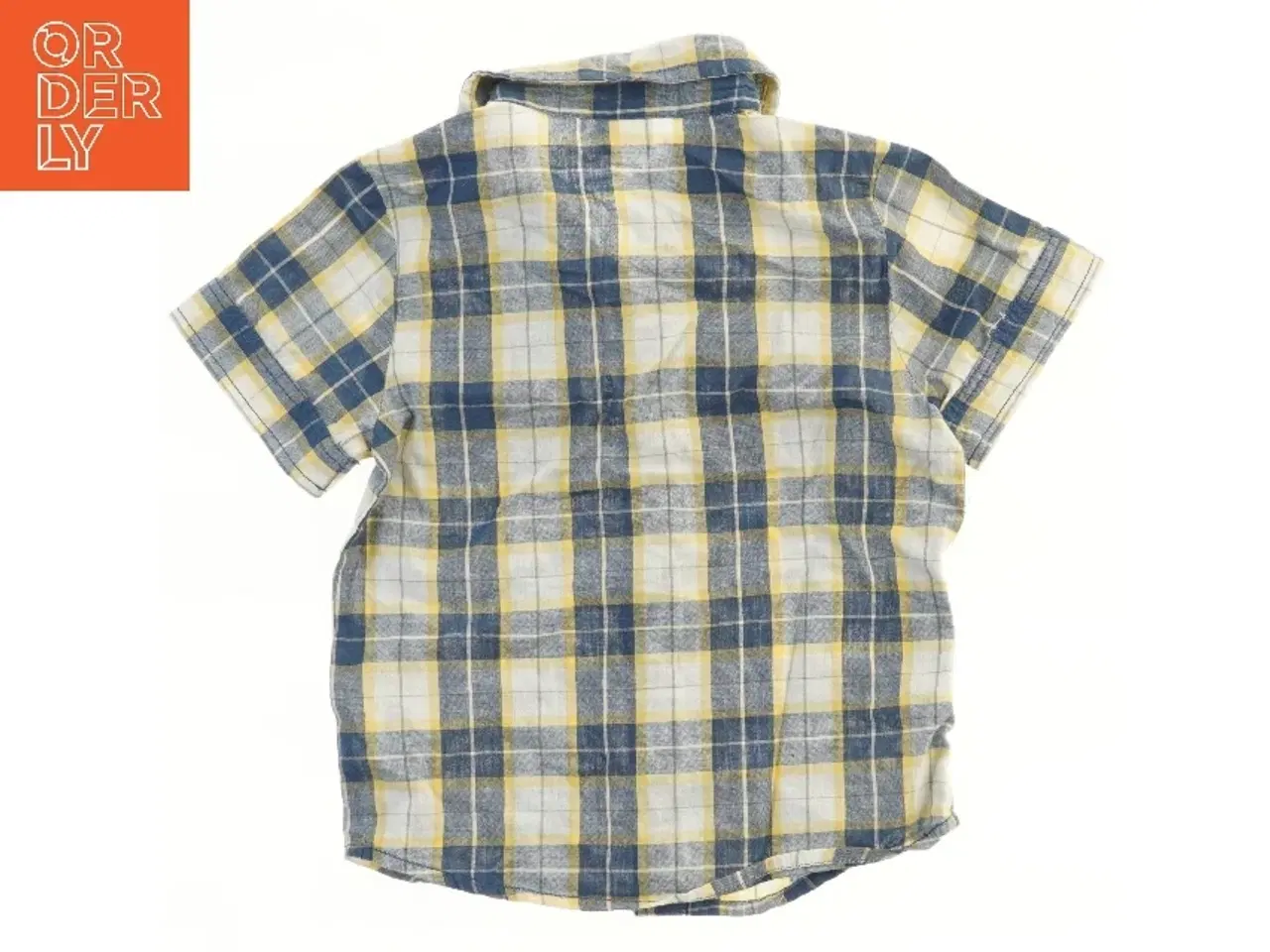 Billede 2 - Kortærmet ternet skjorte fra Minymo (str. 98)