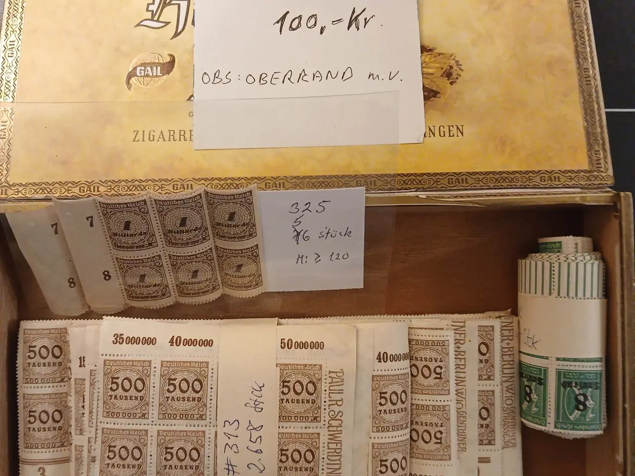 Billede 1 - Tyskland (78) Deutsches Reich Inflationsmærker. Ci