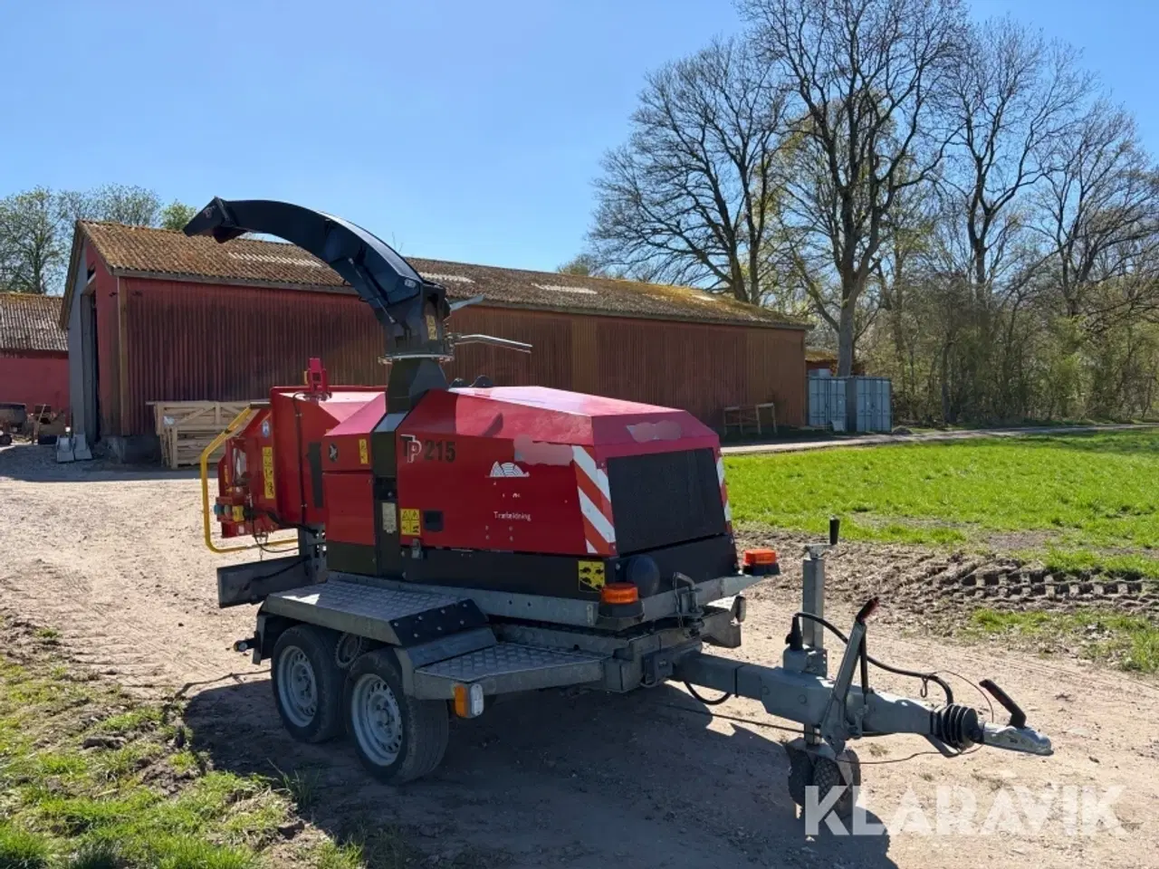 Billede 3 - Flishugger TP 215 trailermonteret