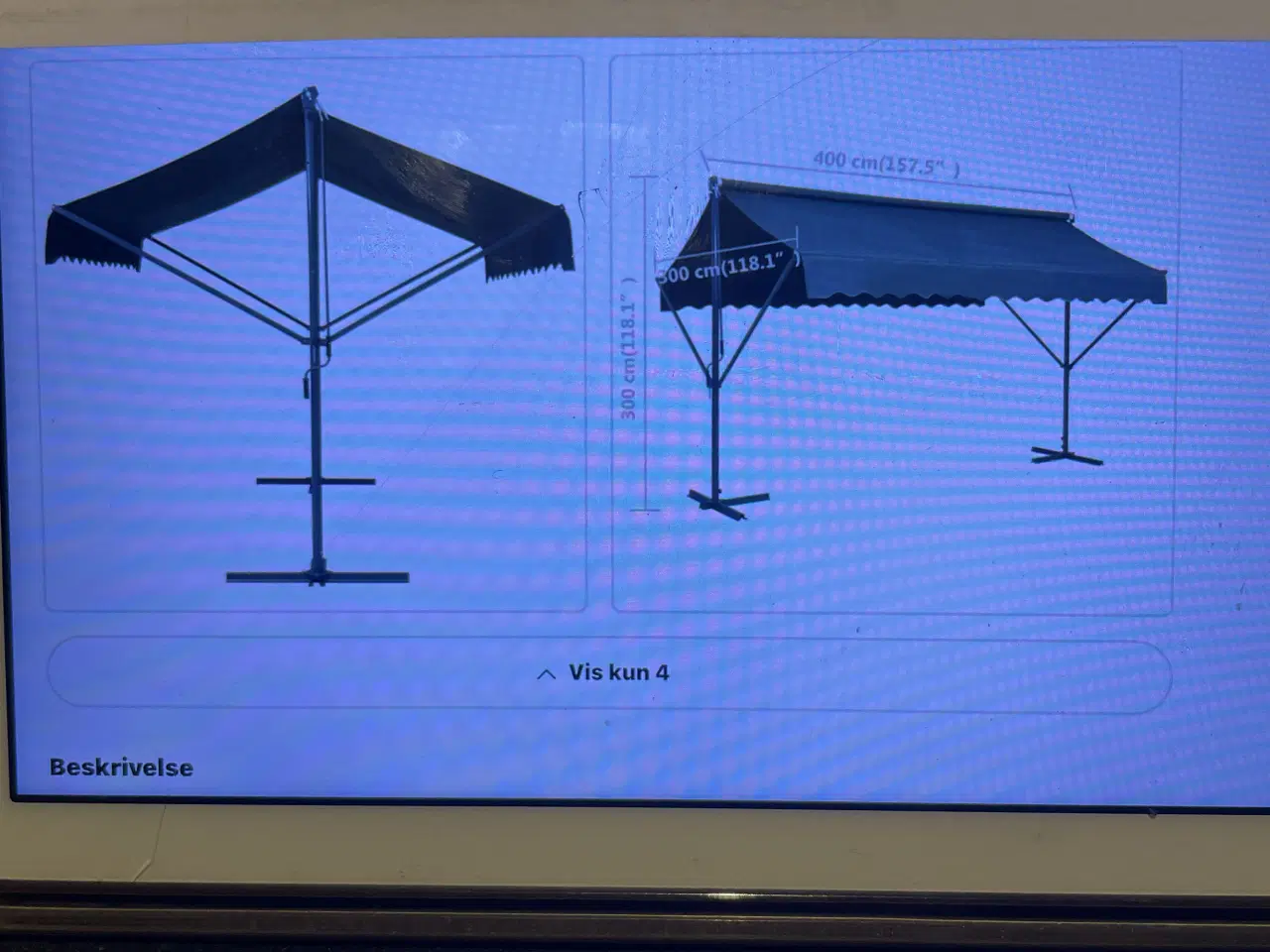 Billede 1 - Fritstående markise 