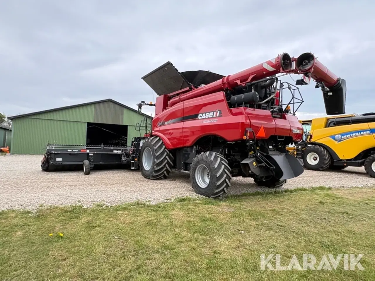 Billede 6 - Mejetærsker Case IH Axial-Flow 9240 med Honey Bee SP36 skærebord