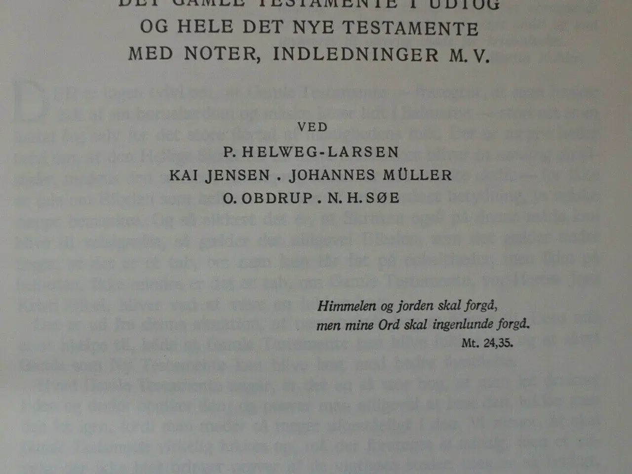 Billede 4 - bibelbogen med noter, ved p. helweg-larsen mfl. , 