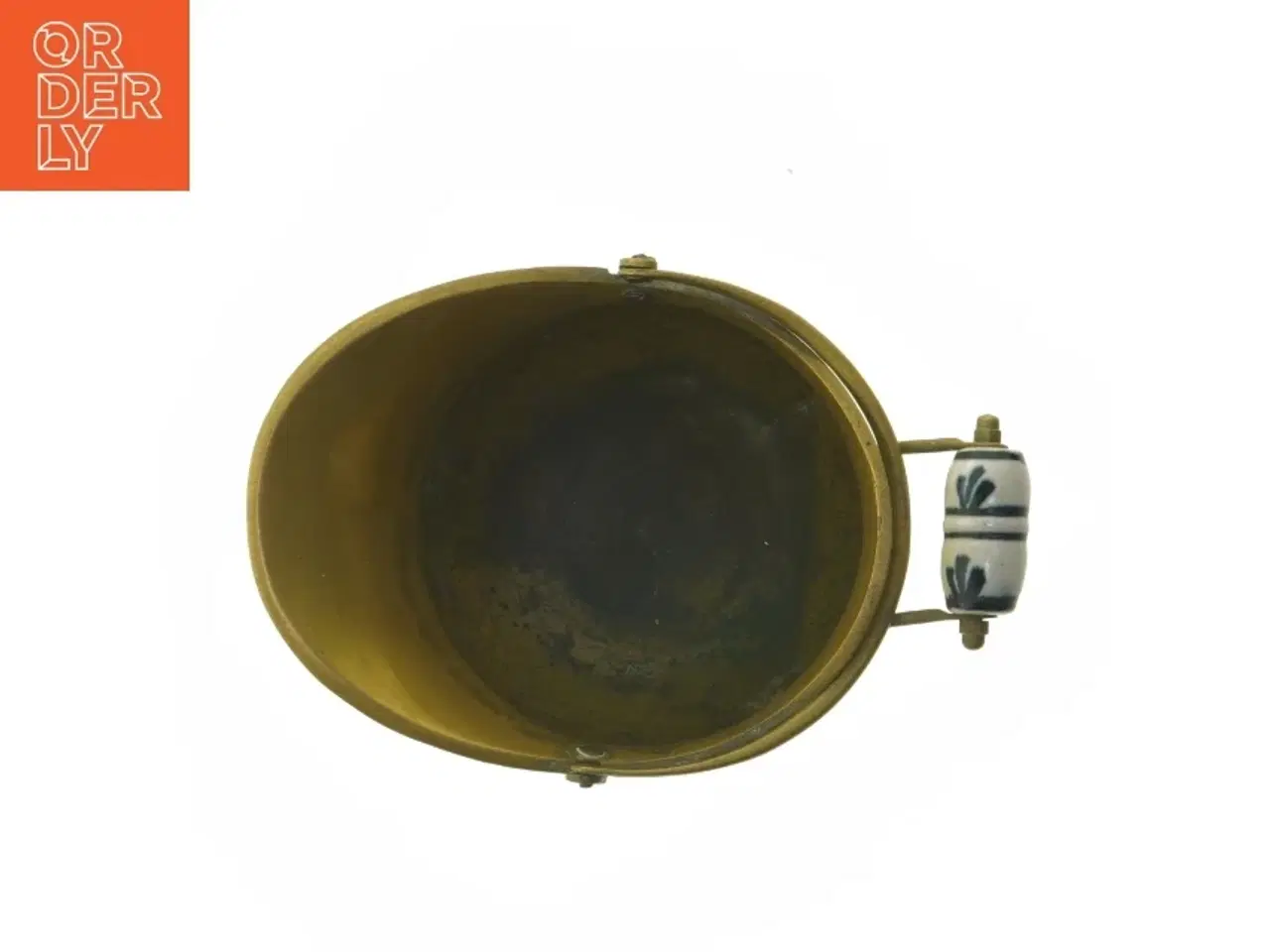 Billede 4 - Messingspand med hank (str. 15 cm)