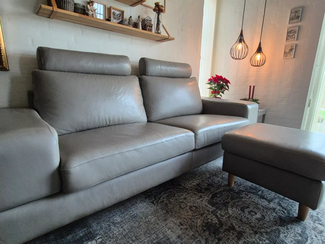 Billede 2 - Umbria Lux 2 1/2 pers lædersofa sælges.