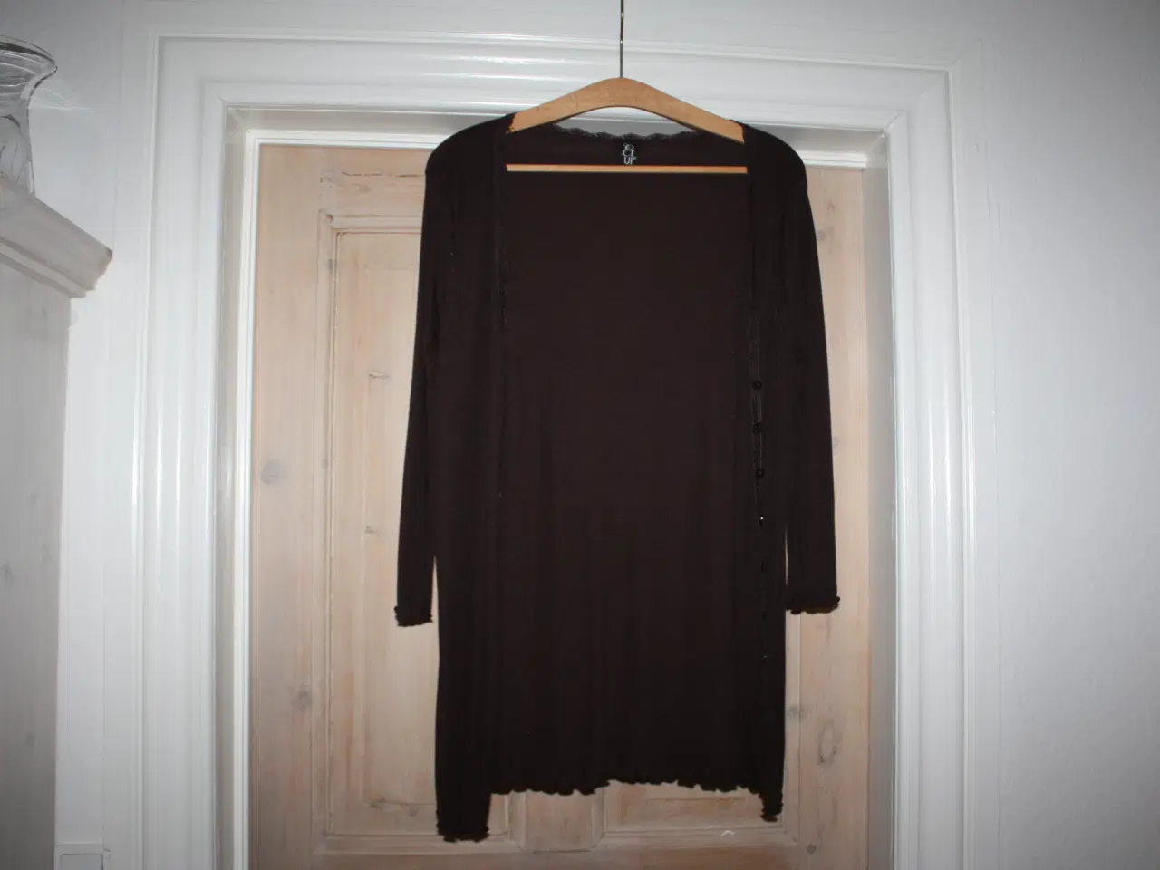 Billede 1 - Etui silke cardigan str. XL 55% silk 45% cotton