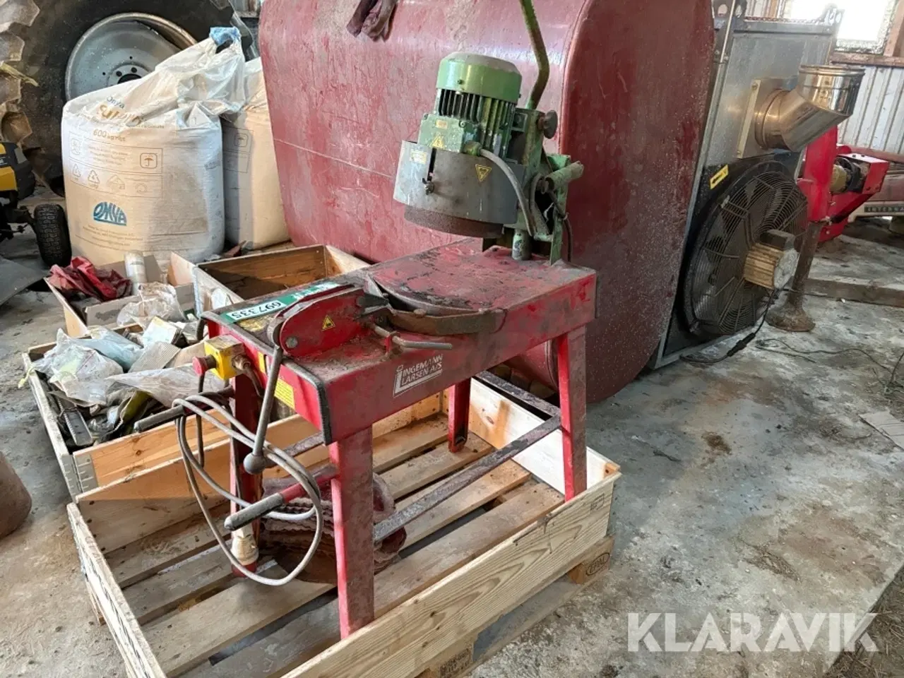 Billede 2 - Slibemaskine til opsamlervogn Ingenann Larsen