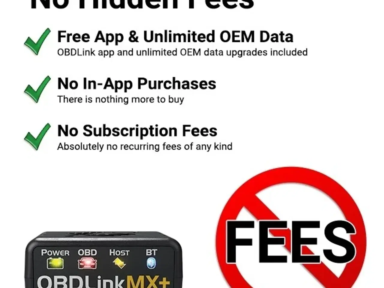 Billede 10 - OBDLink MX+ Bluetooth - OBD tester fra USA til iOS Android og PC Ny 2025 model