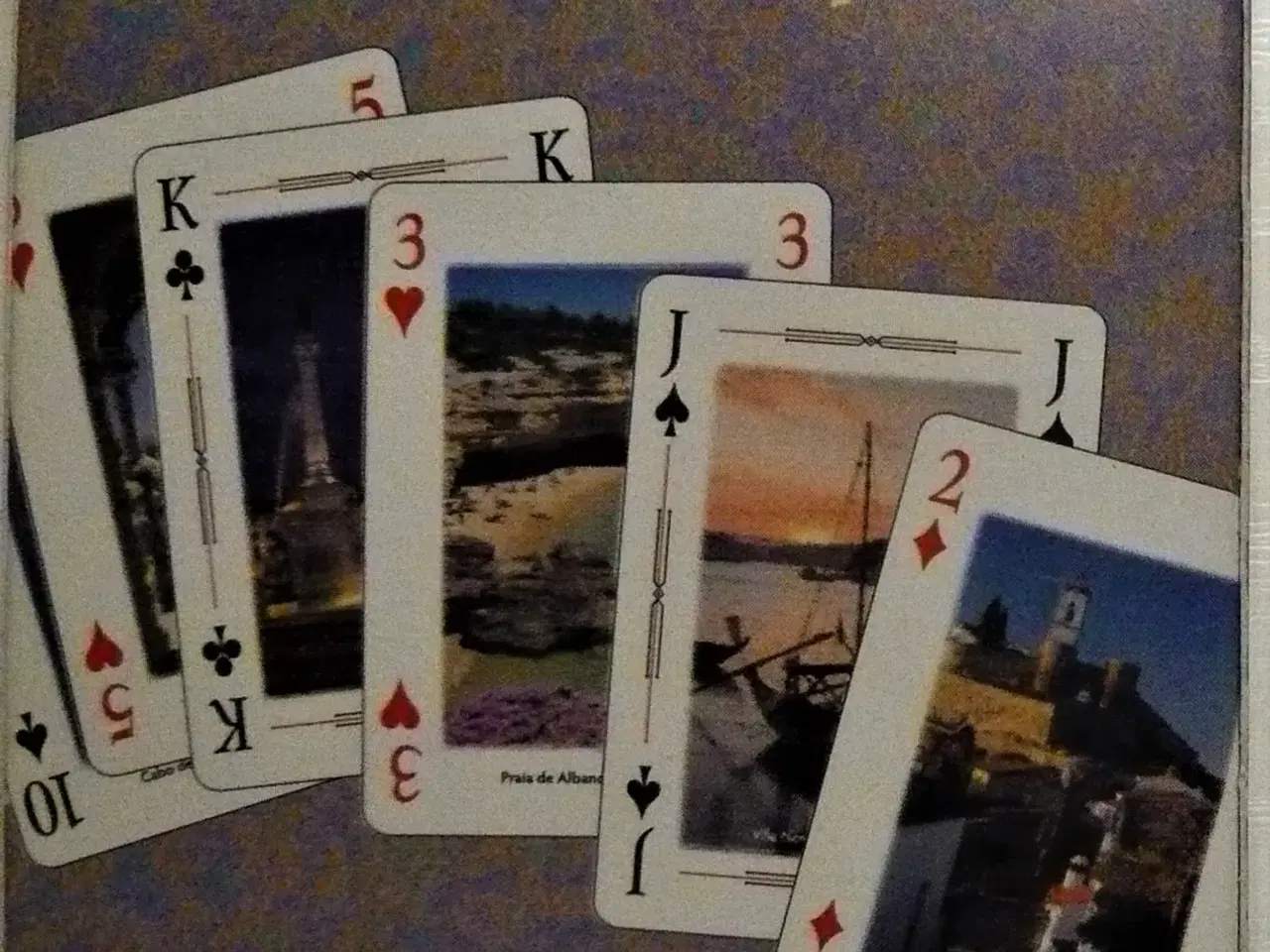 Billede 2 - Bridge/poker spillekort med rejseminder 