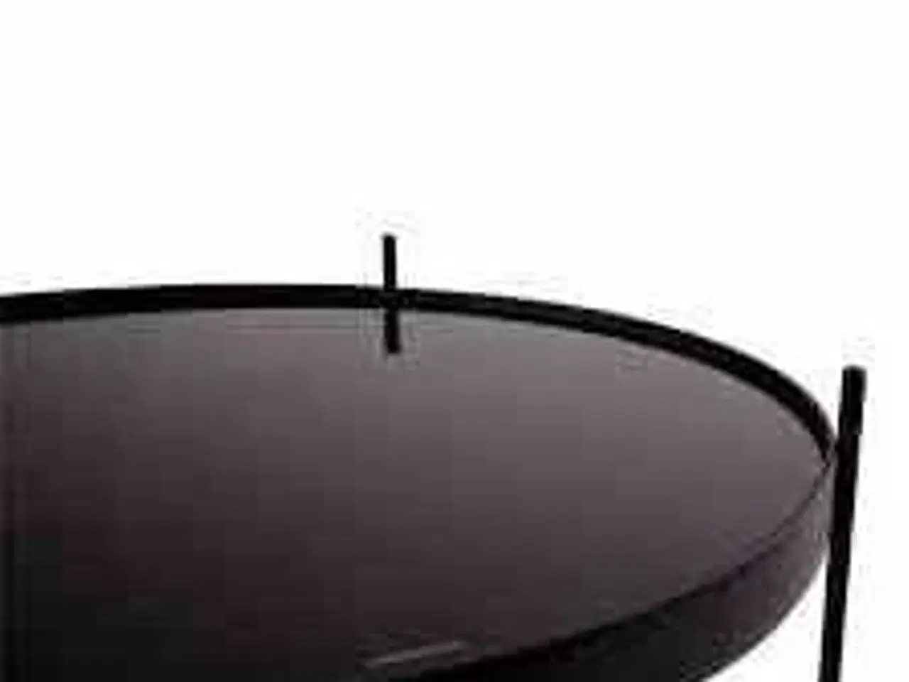 Billede 2 - Venezia sofabord - sort Ø: 70 cm