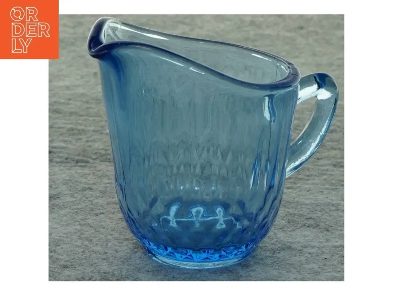 Billede 1 - Blå glaskande (str. 9x8x11,5 cm)