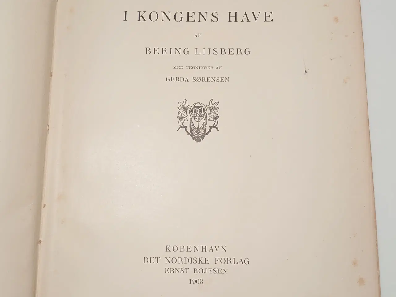 Billede 2 - Bering Liisberg: Eventyr i Kongens Have. År 1903
